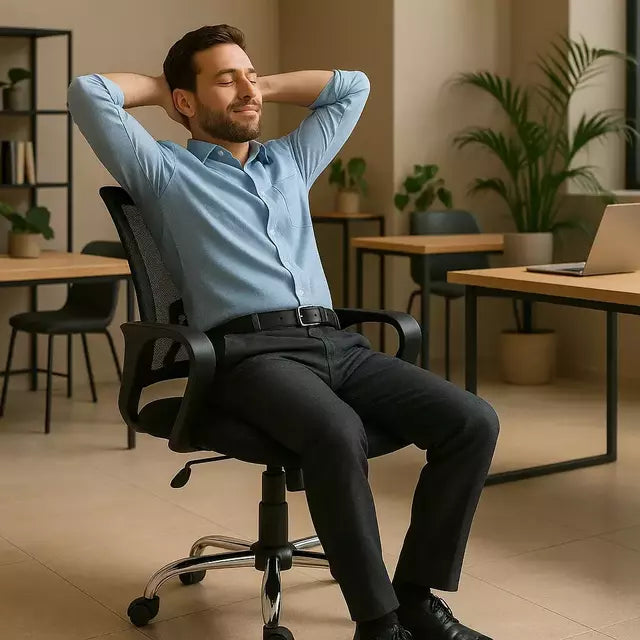 Silla De Oficina Ergonomica Reclinable Ajustable Profesional