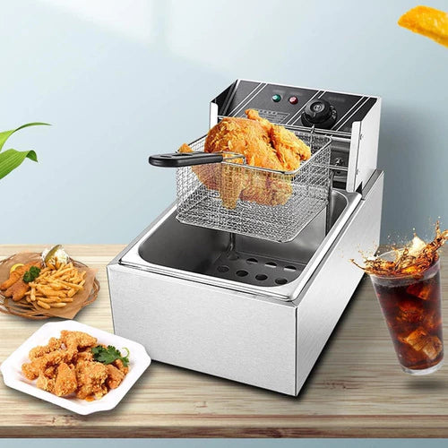Freidora Electrica De Aceite 6 Litros
