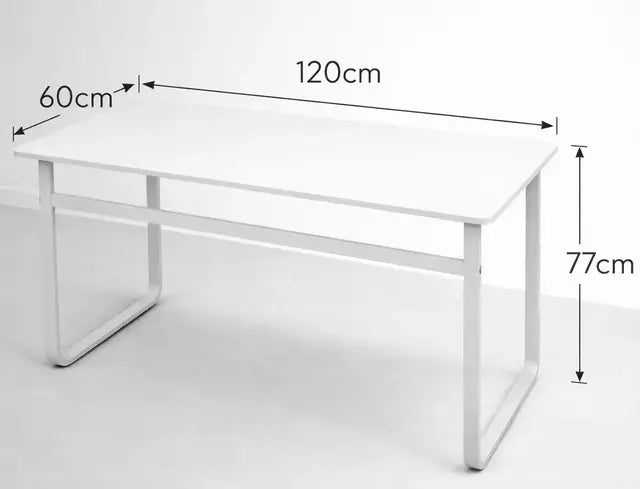 Escritorio 120x60x77cm Metálico Computador Oficinas Estudio