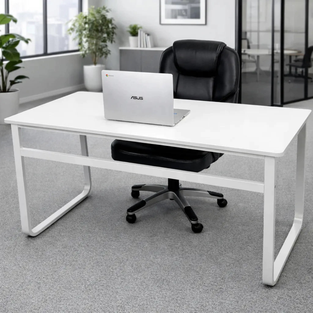 Escritorio 120x60x77cm Metálico Computador Oficinas Estudio